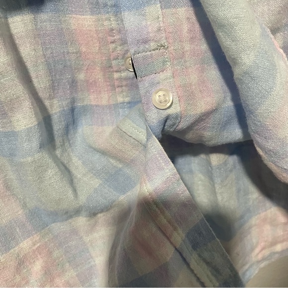 Rails Linen/Rayon Charli Check Button-Front Shirt - Picture 16 of 16